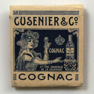 Cusenier Cognac, altes Streichholzheftchen