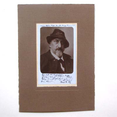 alte Fotografie, alter Mann, 1910