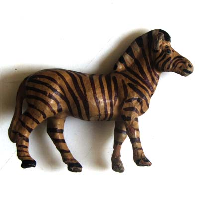 Zebra, Massefigur, handbemalt