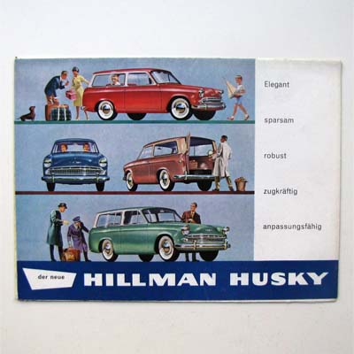 Hillman Husky, Autoprospekt