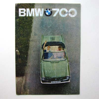 BMW 700 Cabrio, Autoprospekt