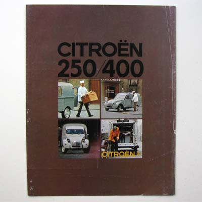 Citroen 250 / 400, Autoprospekt, 1970