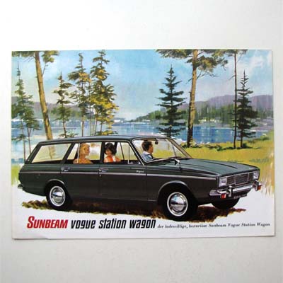 Sunbeam vogue station wagon, Autoprospekt