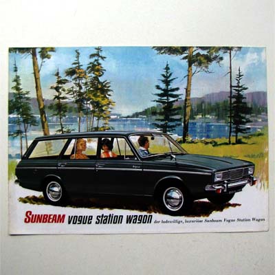 Sunbeam vogue station wagon, Autoprospekt