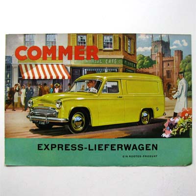 Commer Express-Lieferwagen, Autoprospekt
