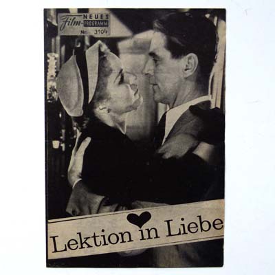 Lektion in Liebe, Neues Film-Program Nr. 3104