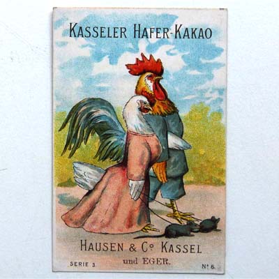 Kasseler Hafer-Kakao, Reklamekarte
