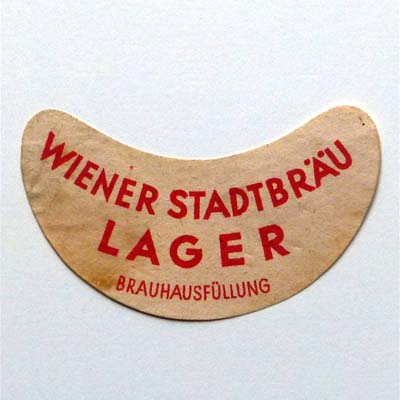 Wiener Stadtbräu Lager, Bier - Etikett
