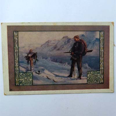 Landesschützenregiment Nr. 1, Feldpostkarte