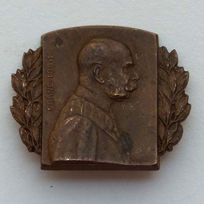 Kaiser Franz Josef / Franc Ios I, Kappenabzeichen