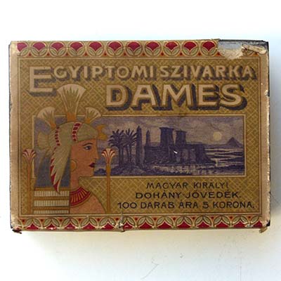 Dames, Egyiptomi Szivarka, Zigarettendose, Ungarn
