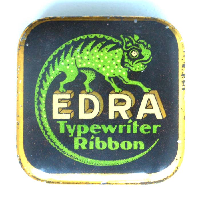 Edra, Farbbanddose / typewriter ribbon
