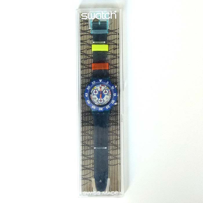 Swatch, Armbanduhr, Aqua Chrono - Big Blue