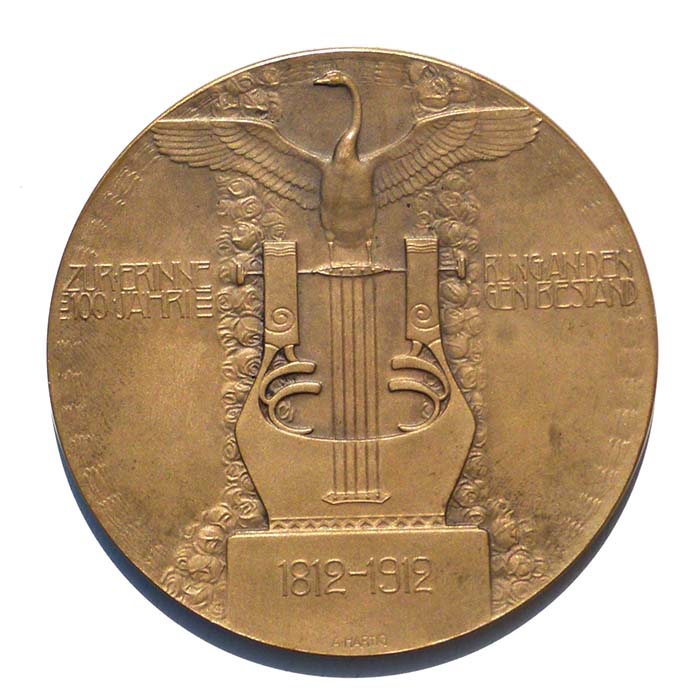 K.&.K. Musikfreunde in Wien, Medaille, Hartig, 1912