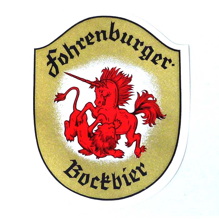 Fohrenburger Brauerei, Bieretikett, Bockbier