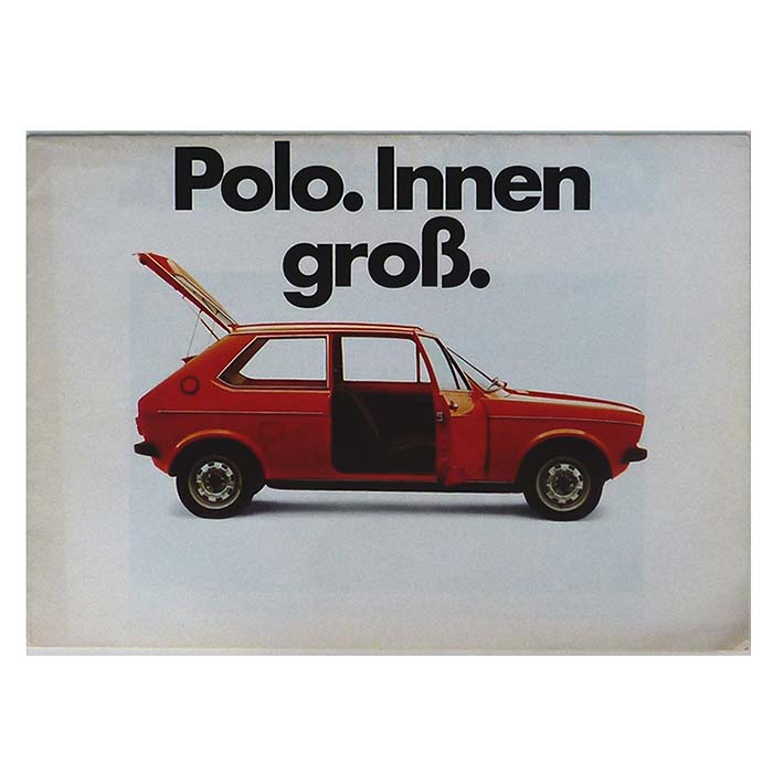 Autoprospekt, VW Polo, 1975