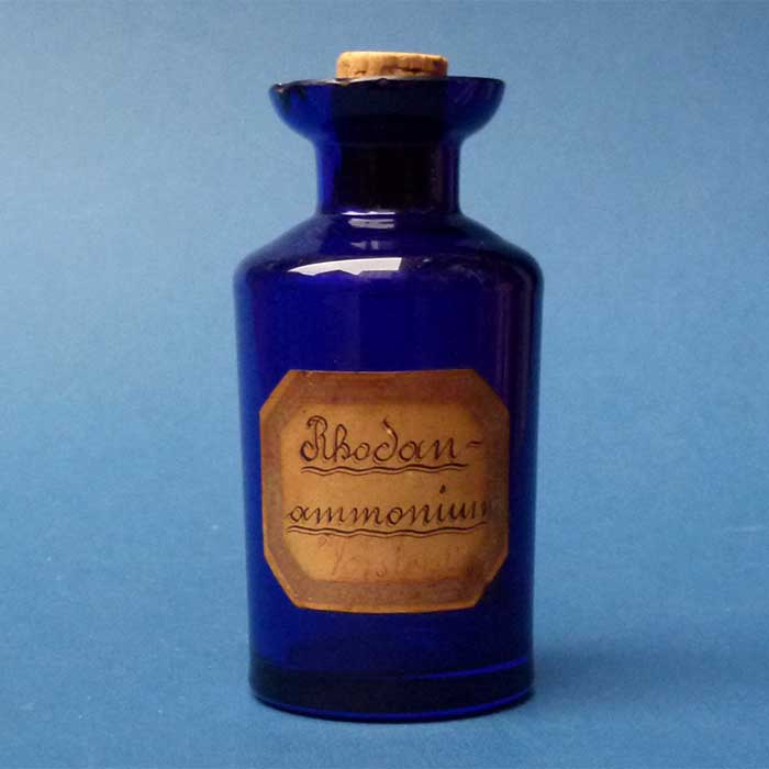Apotheker - Flasche, Medizin, Glas, um 1850