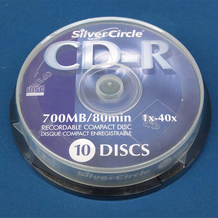 Silver Circle CD-R, 700MB / 80min, 10 discs