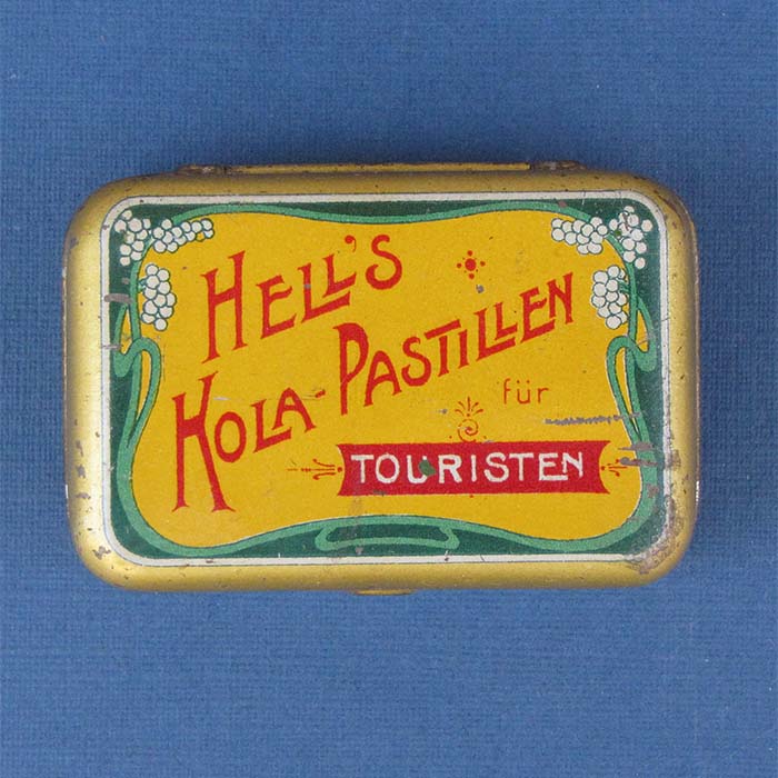 Hell's Kola Pastillen für Touristen, Blechdose
