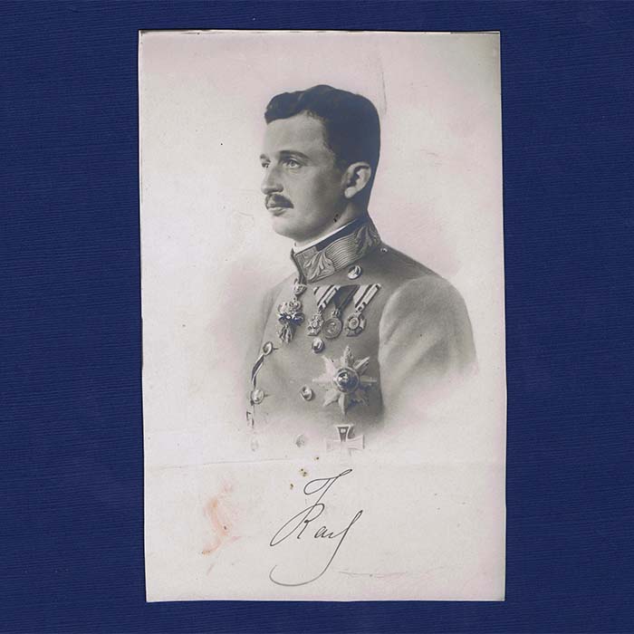 Kaiser Karl, alte Fotografie, Ansichtskarte