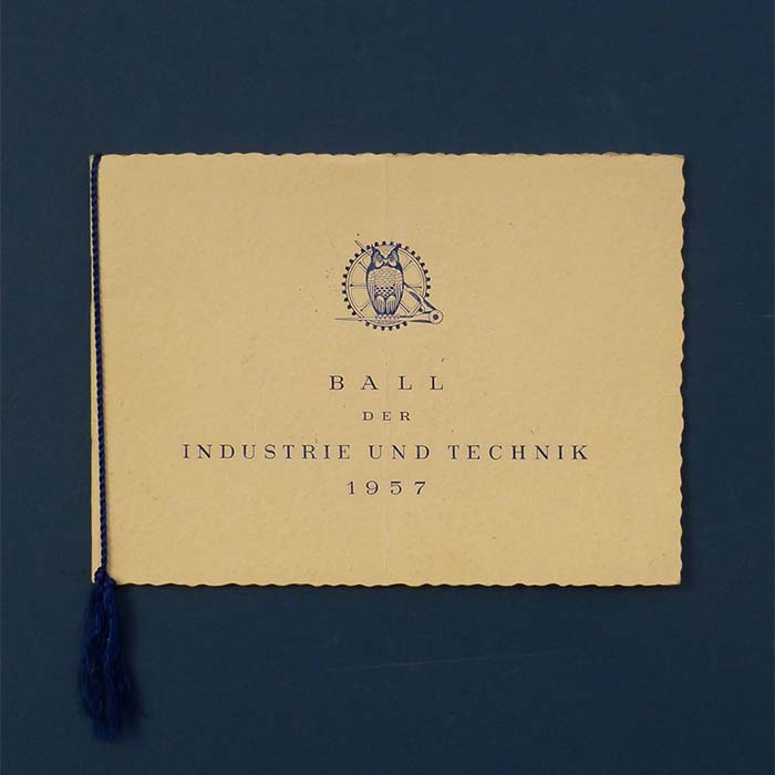 Ball der Industrie und Technik, Einladung, 1957
