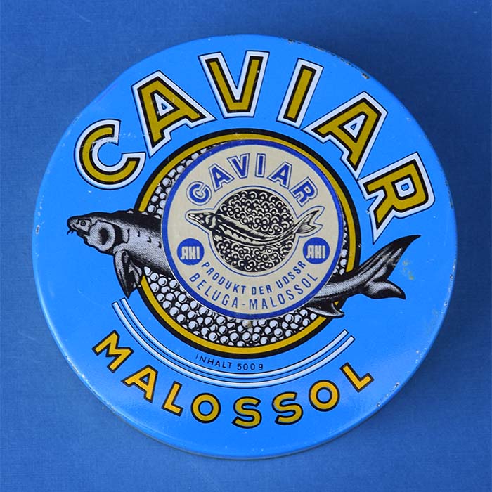 Caviar Malossol, Beluga, UdSSR, Blechdose