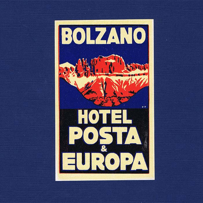 Hotel Posta & Europa, Bolzano, Italien, Label