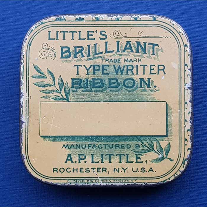 Little's Brilliant Type Writer Ribbon, Farbbanddose