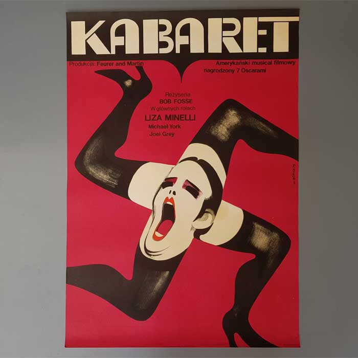 Kabaret, Filmposter, original, 1973, Polen