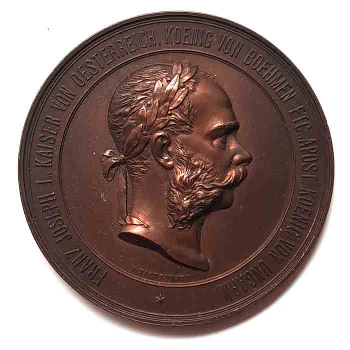 Medalle / Plakette, Kaiser Franz Josef, Bronze