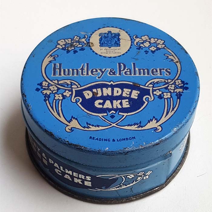 Huntley & Palmer, Dundee Cake, Probendose, 1933