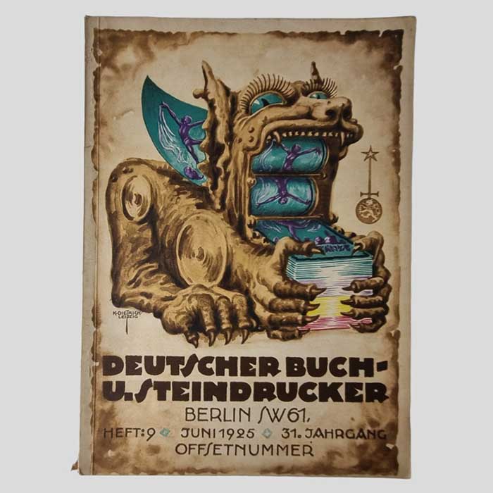 Deutscher Buch- und Steindruck, Offsetnummer, 1925