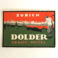 Dolder, Grand Hotel, Zürich, Label