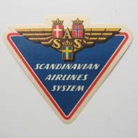 SAS, Scandinavian Airline System, Fluglinie, Label