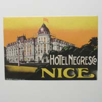 Hotel Negresco, Nice, Frankreich, Label