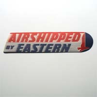 Eastern Airline, Air Cargo, Label