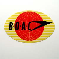 BOAC, British Overseas Airways Corporation, Label