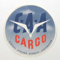 CAA, Central American Airways Cargo, Label