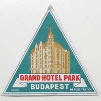 Grand Hotel Park, Budapest, Hotel-Label