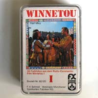 Winnetou, Quartett, Spielkarten