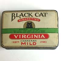Black Cat, Cigarettes, Virgina Tobacco, England