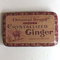 Oriental Brand, Crystallized Ginger, Kamel-Motiv