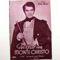 Der Graf von Monte Christo, 2. Teil, Filmprogramm