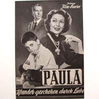 Paula - Wunder geschehen durch Liebe, Filmprogramm