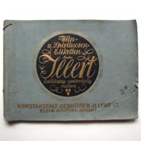 Wein-Etiketten Katalog, Kunstanstalt Gebr. Jllert, 1929