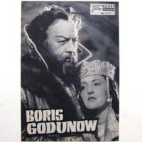 Boris Godunow, Filmprogramm