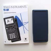 TI-81 Texas Instruments, Grafik-Taschenrechner