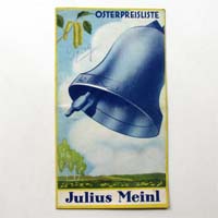 Julius Meinl, Tschechoslowakei, Osterpreisliste 1931