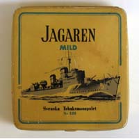 Jagaren Mild, Schwedische Zigarettentabak-Dose