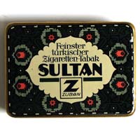 Old tobacco tin, Sultan, Zuban, Munich